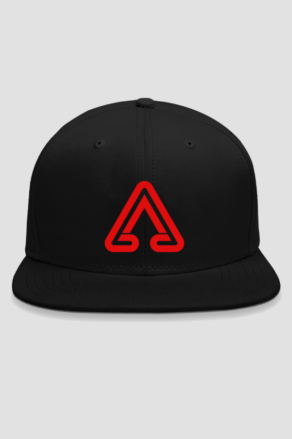 Red Aura Unisex Classic Snapback Cap - Image 2