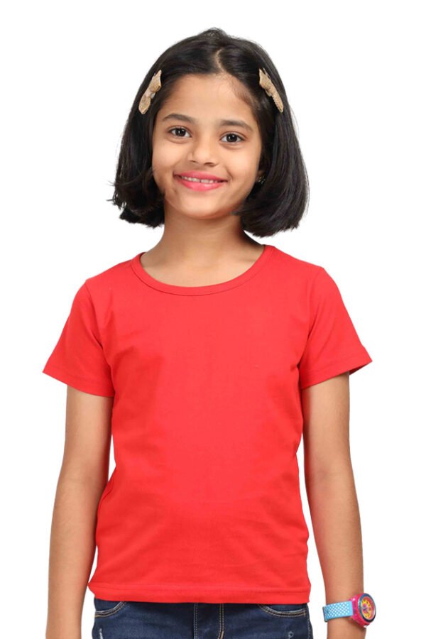 Red Aura Girl Classic Crew T-Shirt - Image 2